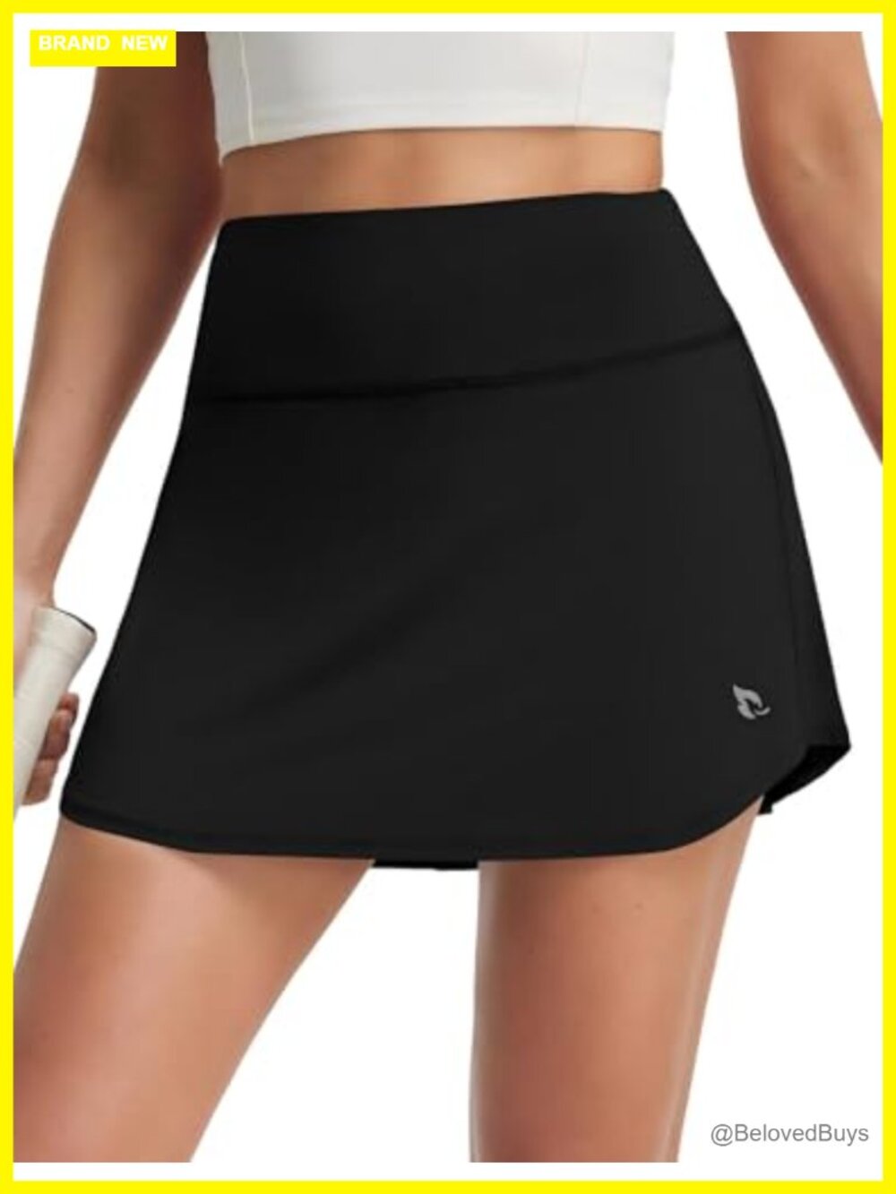 Pleated Tennis Skort with Shorts Pockets UPF50+ High Waisted Athletic Golf